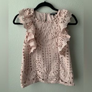 Express, Pink Lace Blouse, XS